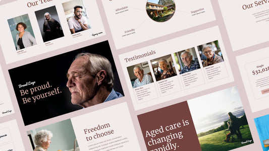 Aged Care Home Promotional Presentation Template